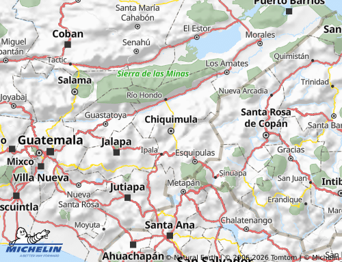 Kaart MICHELIN Chiquimula - ViaMichelin