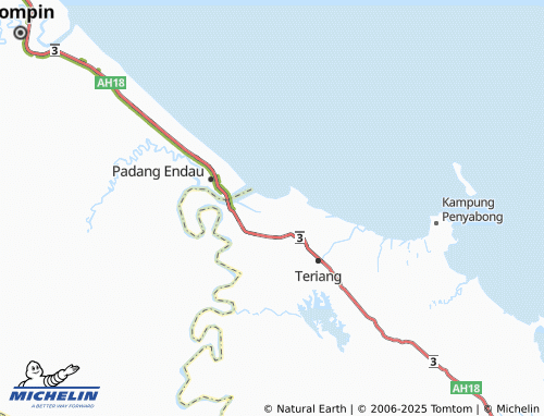MICHELIN-Landkarte Teluk Lipat - ViaMichelin