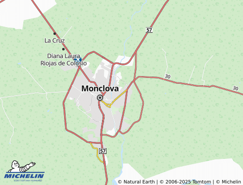 MICHELIN Chinameca map - ViaMichelin