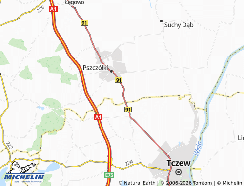 MICHELIN Kolnik map - ViaMichelin