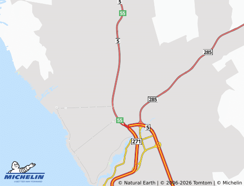 Carte MICHELIN qaba' - ViaMichelin