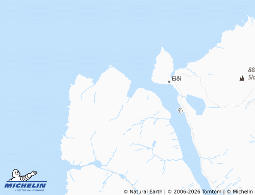 MICHELIN Tjørnuvík map - ViaMichelin