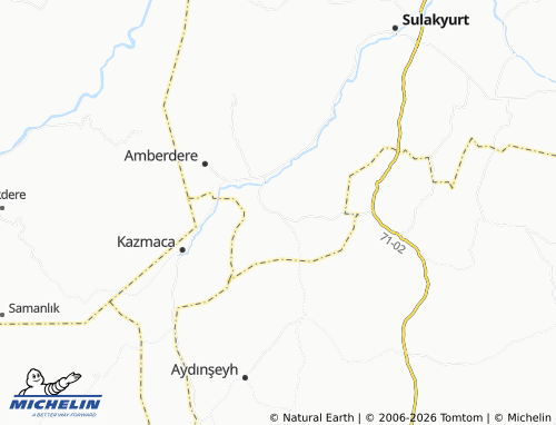 MICHELIN Deredüzü map - ViaMichelin