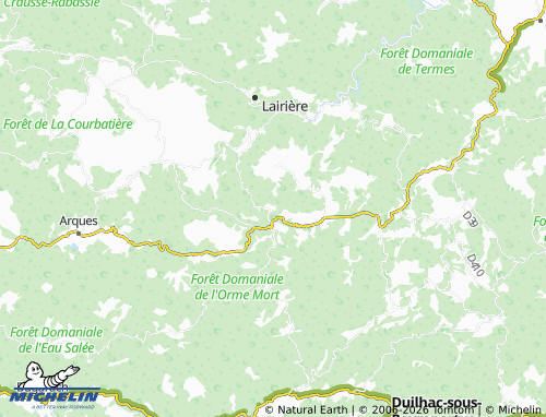 Mappa MICHELIN Lanet - ViaMichelin
