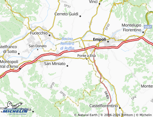MICHELIN Sant'Angelo map - ViaMichelin