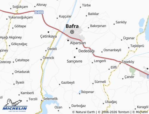 MICHELIN Sarıçevre map - ViaMichelin