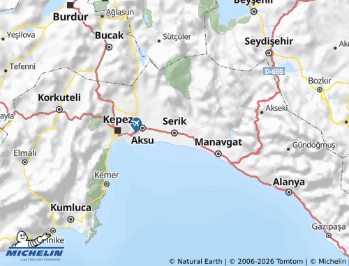 MICHELIN-Landkarte Şerik - ViaMichelin