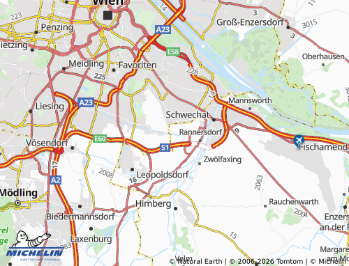 MICHELIN Kledering map - ViaMichelin