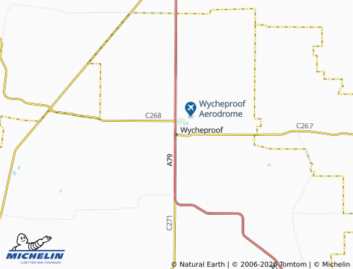 MICHELIN Wycheproof map - ViaMichelin