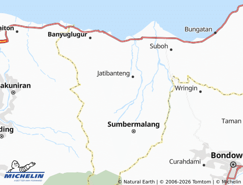 MICHELIN Wringinanom map - ViaMichelin