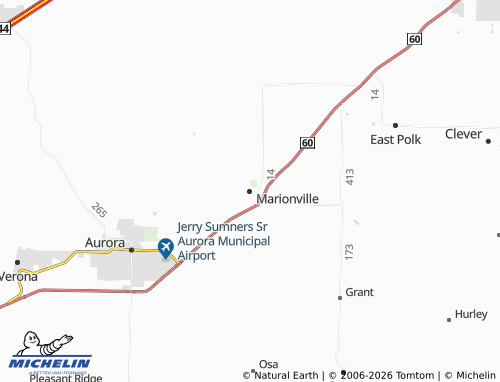 Mapa MICHELIN Marionville - ViaMichelin
