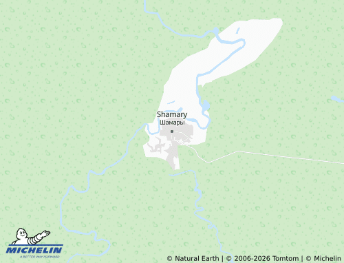 MICHELIN-Landkarte Shamary - ViaMichelin
