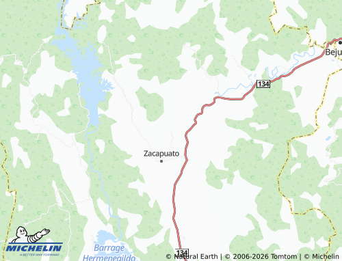 MICHELIN-Landkarte Camutla - ViaMichelin