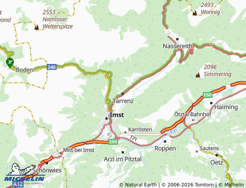 Mappa MICHELIN Tarrenz - ViaMichelin