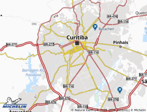 Mapa MICHELIN Água Verde - ViaMichelin