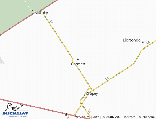MICHELIN Carmen map - ViaMichelin