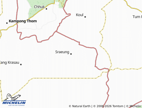 Mapa MICHELIN Sraeung - ViaMichelin