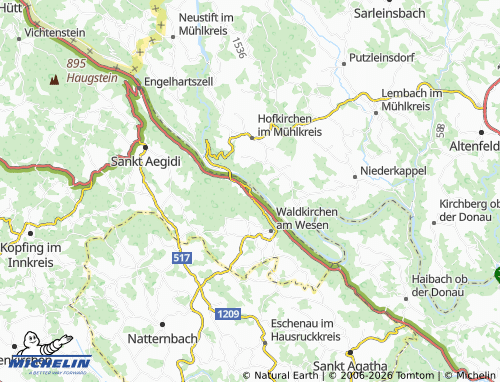 Mapa MICHELIN Wesenufer - ViaMichelin