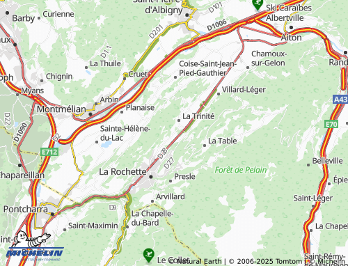 Carte MICHELIN Villard-Sallet - ViaMichelin