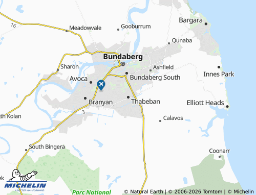MICHELIN-Landkarte Thabeban - ViaMichelin