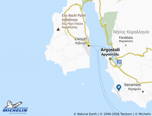 Mapa MICHELIN Mantzavinata - ViaMichelin