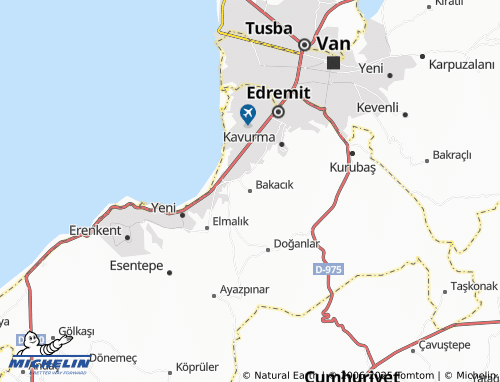 MICHELIN Bakacık map - ViaMichelin