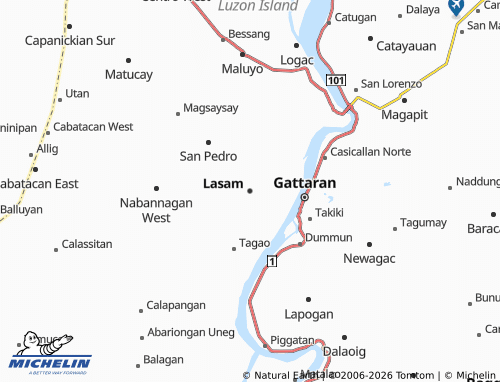 Mappa MICHELIN Lasam - ViaMichelin