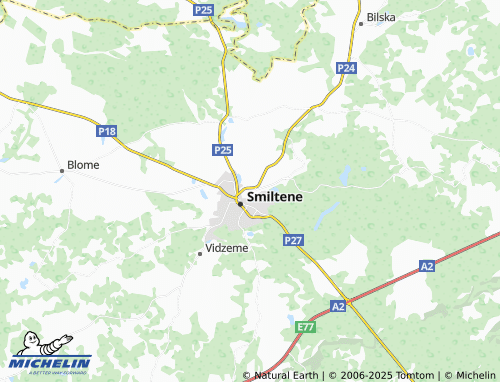 MICHELIN Kalnamuiža map - ViaMichelin