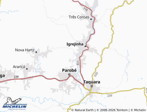 Mapa MICHELIN Invernada - ViaMichelin
