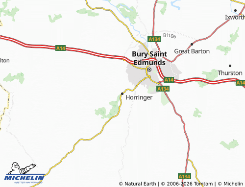 Mappa MICHELIN Horringer - ViaMichelin