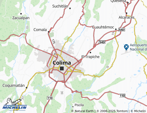 MICHELIN Colinas de Santa Fe map - ViaMichelin