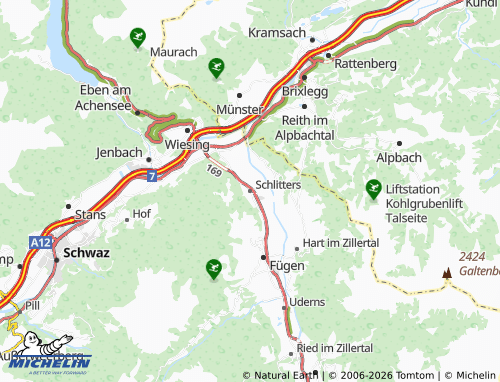Mappa MICHELIN Schlitters - ViaMichelin