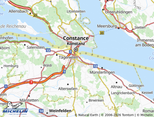 Mappa MICHELIN Kreuzlingen - ViaMichelin