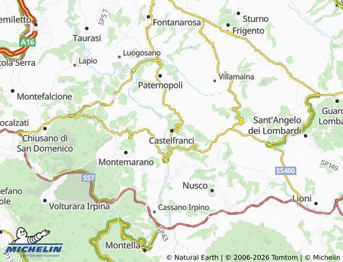 Kaart MICHELIN Castelfranci - ViaMichelin