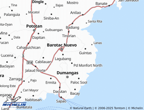 MICHELIN Agcuyawan Pulo map - ViaMichelin
