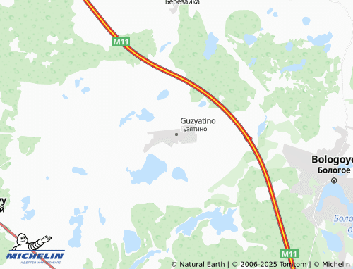 MICHELIN-Landkarte Guzyatino - ViaMichelin
