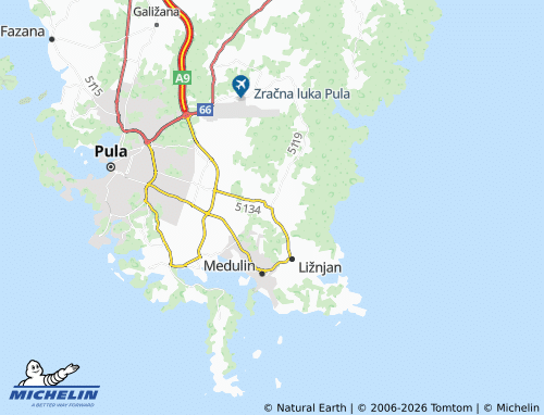 Mapa MICHELIN Šišan - ViaMichelin