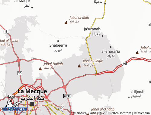Carte MICHELIN almaqam - ViaMichelin