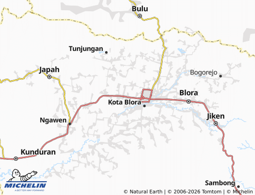 Carte MICHELIN Tutup - ViaMichelin