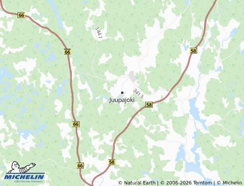 MICHELIN Juupajoki map - ViaMichelin