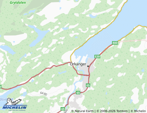 Mapa MICHELIN Råbygda - ViaMichelin