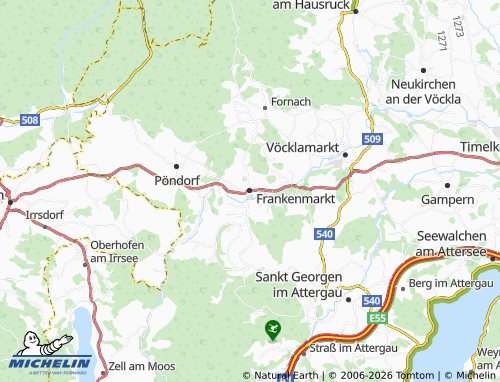 MICHELIN Frankenmarkt map - ViaMichelin