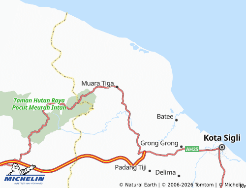 Kaart MICHELIN Simpang Beutuong - ViaMichelin