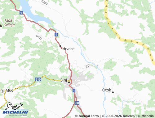 MICHELIN-Landkarte Čitluk - ViaMichelin