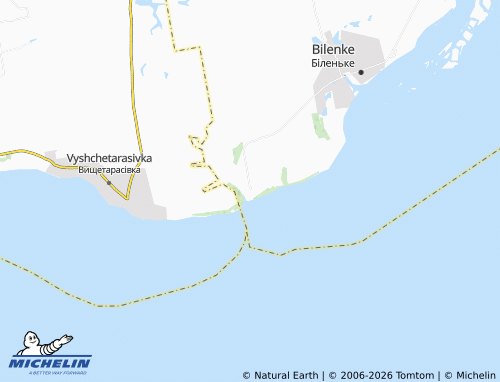 Mapa MICHELIN Chervonodniprovka - ViaMichelin