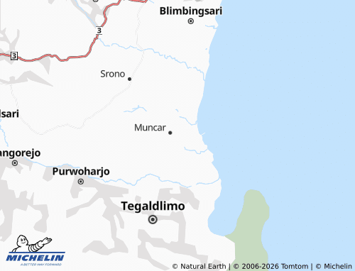 Carte MICHELIN Kedungrejo - ViaMichelin