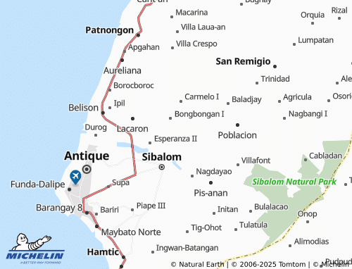 MICHELIN-Landkarte Bongbongan II - ViaMichelin