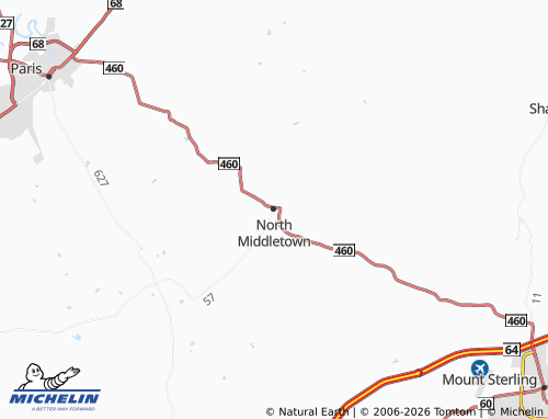 Kaart MICHELIN North Middletown - ViaMichelin