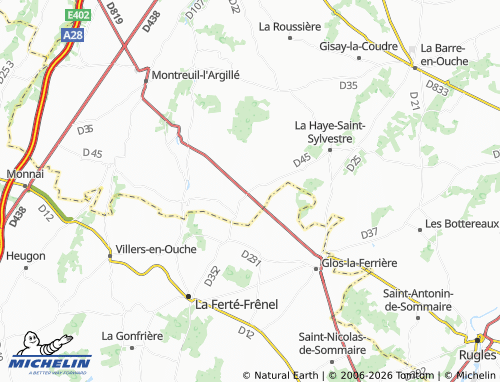 Mapa MICHELIN Mesnil-Rousset - ViaMichelin