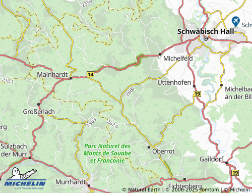 MICHELIN Winterhalde map - ViaMichelin